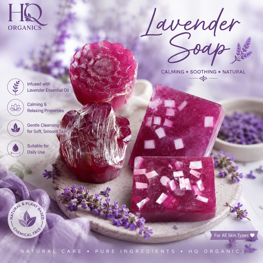 Lavender Soap for Calm Skin | HQ Organics